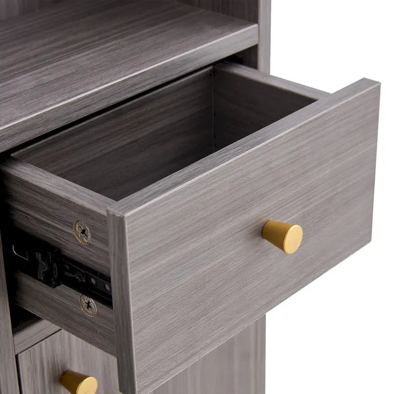 Modern minimalist storage cabinet, Japanese rattan shoe cabinet, bed top cabinet, small home furniture