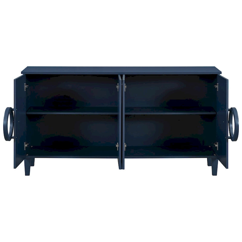 59 4-Door Console Table with Round Handles