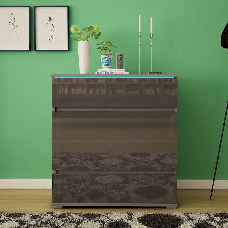 Glossy Modern Dresser