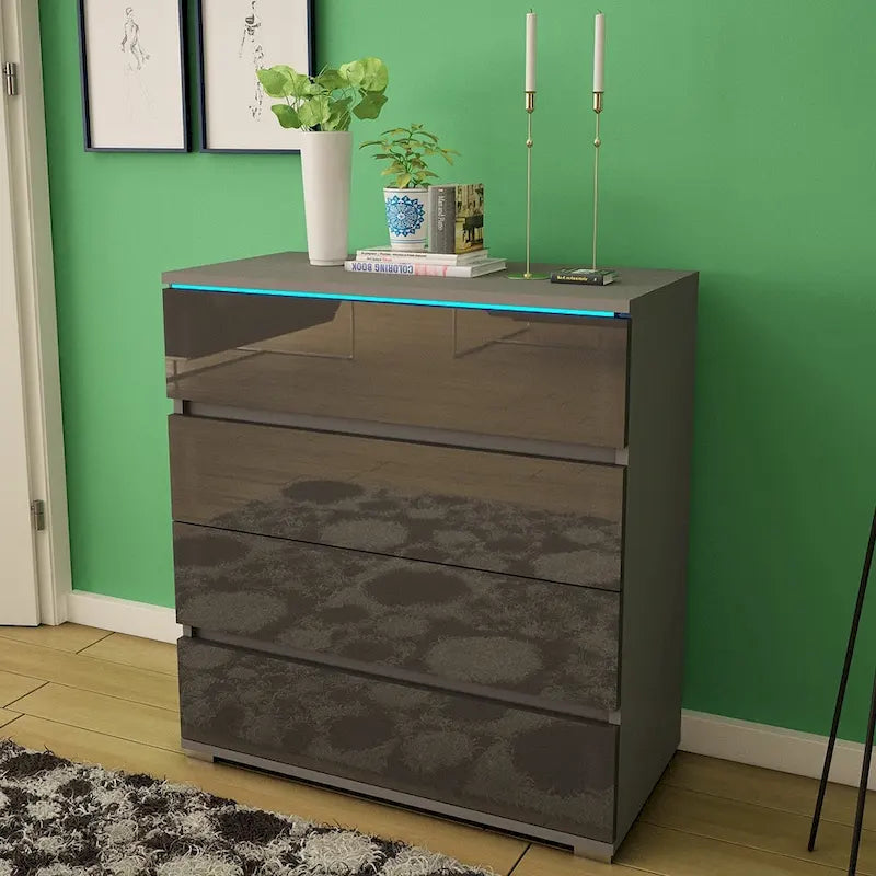 Glossy Modern Dresser