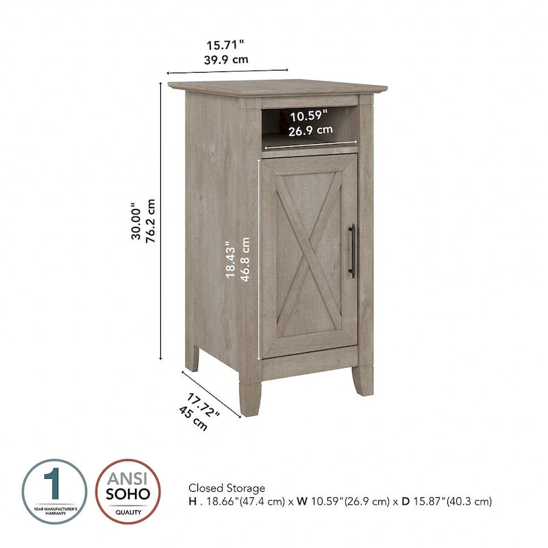 End Table with Door