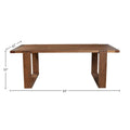 Wood Dining Table in Antique Cappuccino