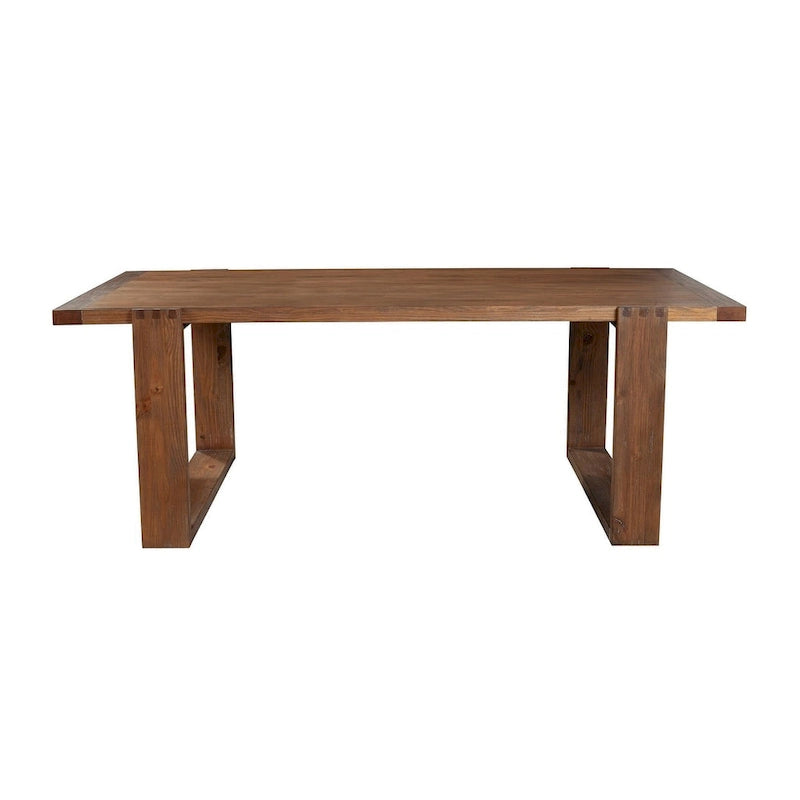Wood Dining Table in Antique Cappuccino