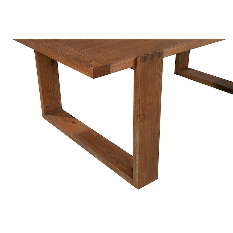 Wood Dining Table in Antique Cappuccino