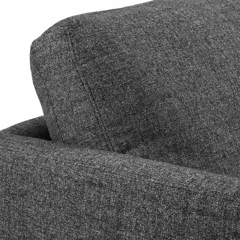 Mid-Century Tapered Leg Chair with Pillows