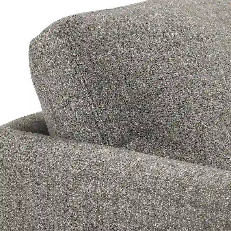 Mid-Century Tapered Leg Chair with Pillows