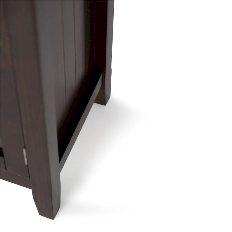 SOLID WOOD 62 inch Wide Transitional Wide Storage Cabinet - 62w x 18d x 34 h