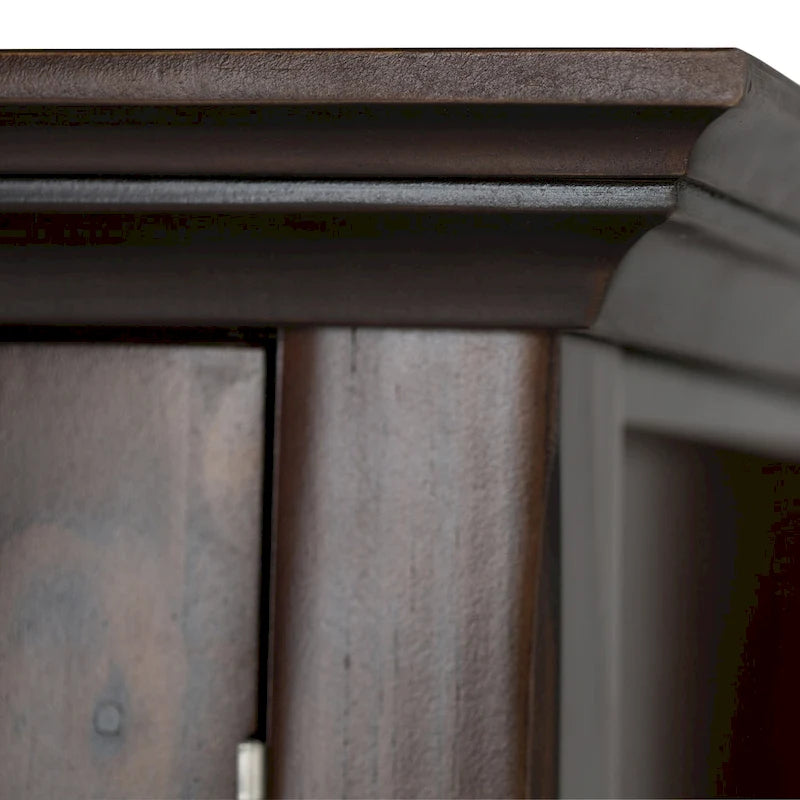 SOLID WOOD 62 inch Wide Transitional Wide Storage Cabinet - 62w x 18d x 34 h