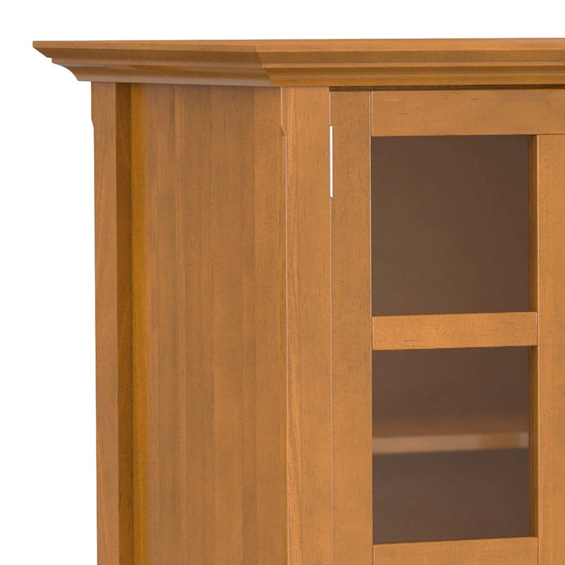 SOLID WOOD 62 inch Wide Transitional Wide Storage Cabinet - 62w x 18d x 34 h