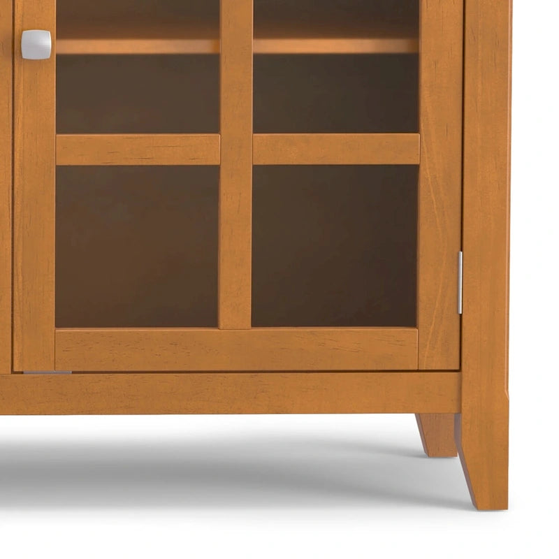 SOLID WOOD 62 inch Wide Transitional Wide Storage Cabinet - 62w x 18d x 34 h
