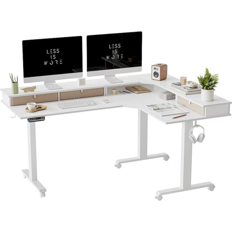 /Home Office Furniture/Brown&Black/Wood/Standing Desk/Desks