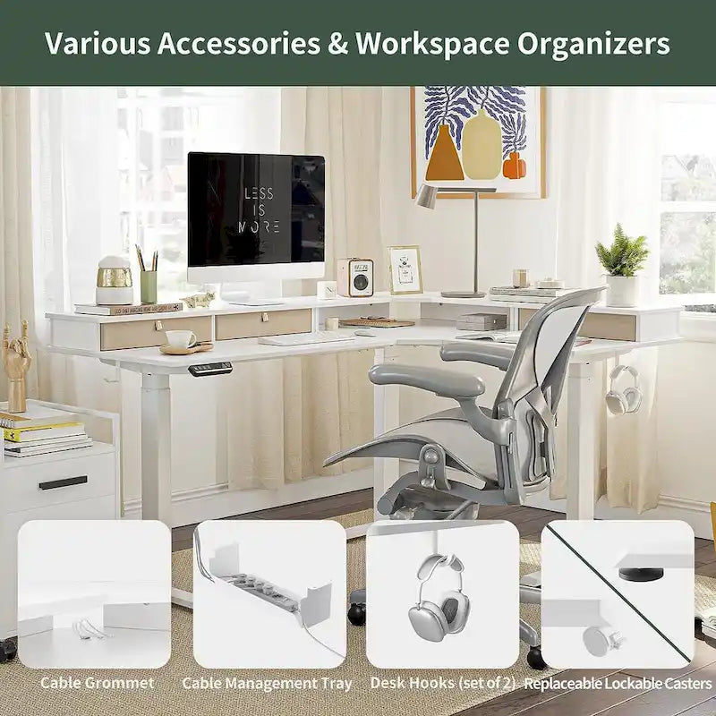 /Home Office Furniture/Brown&Black/Wood/Standing Desk/Desks