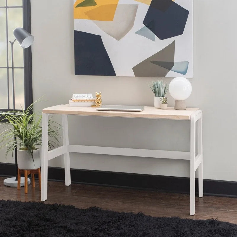 Natural Wood Top Desk