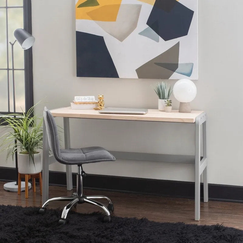 Natural Wood Top Desk