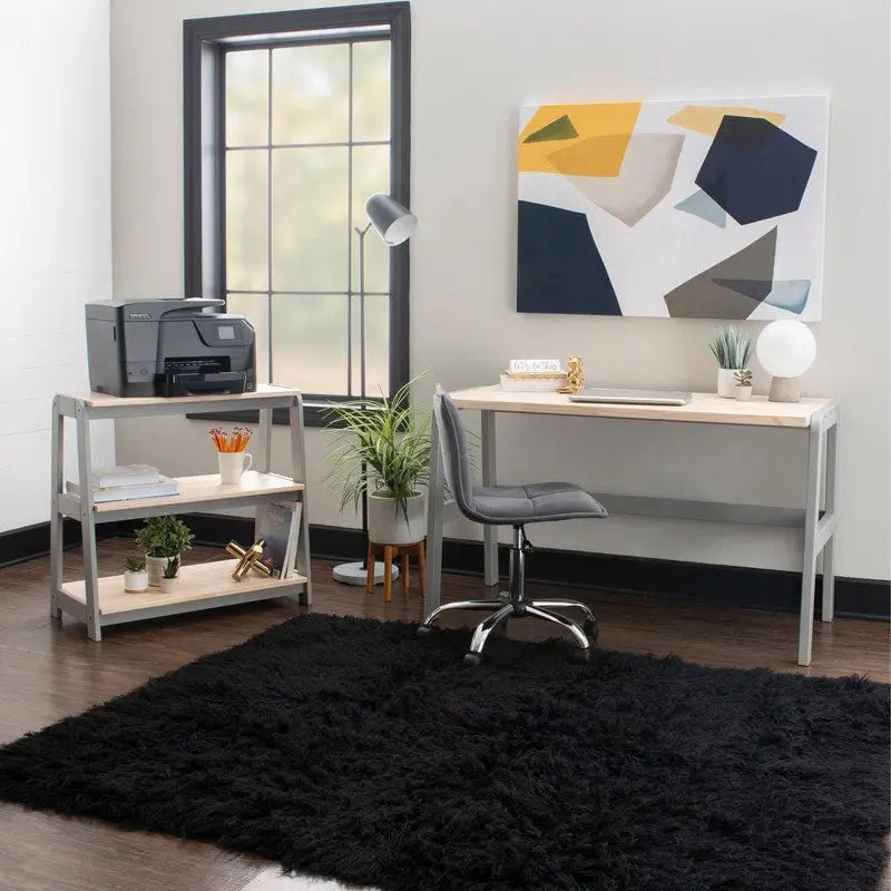 Natural Wood Top Desk