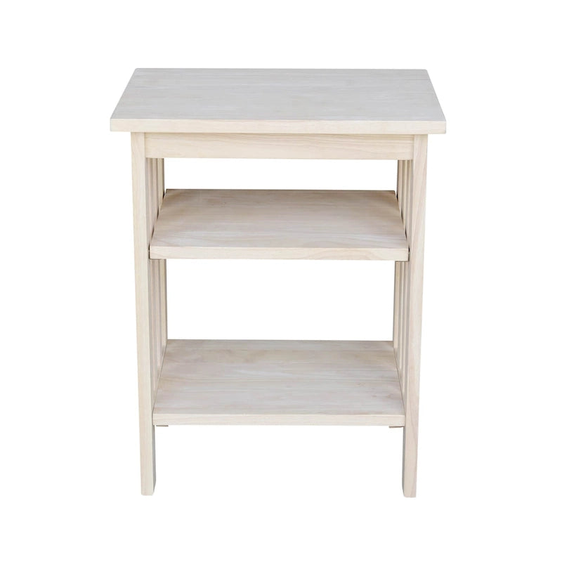 Natural Wood Printer Stand