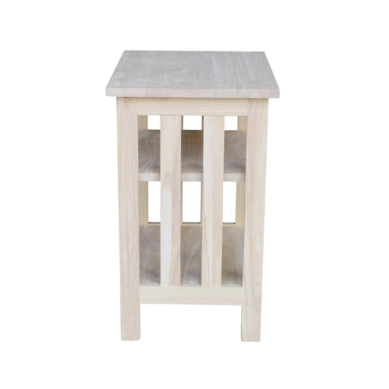 Natural Wood Printer Stand
