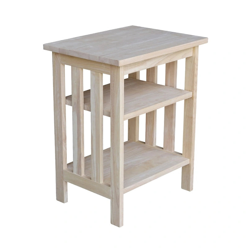 Natural Wood Printer Stand
