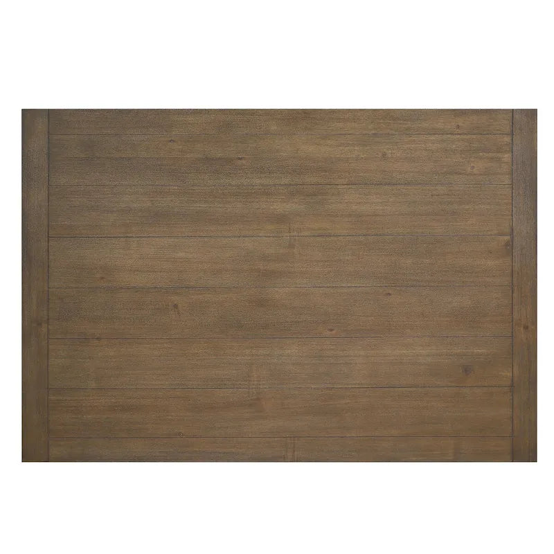 Two-Tone Ebony and Driftwood Dining Table