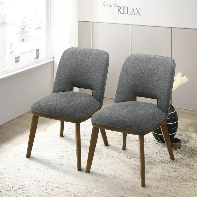 Luxury Modern Solid Wood Dining Chair (Set of 2)