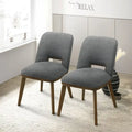 Luxury Modern Solid Wood Dining Chair (Set of 2)
