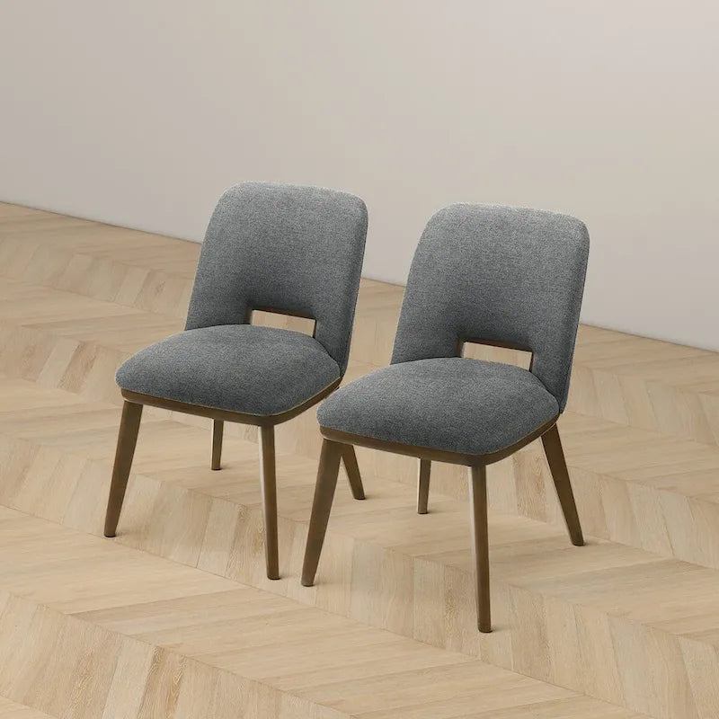 Luxury Modern Solid Wood Dining Chair (Set of 2)