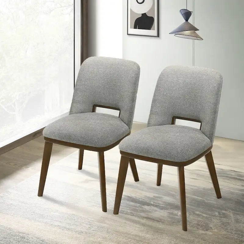 Luxury Modern Solid Wood Dining Chair (Set of 2)