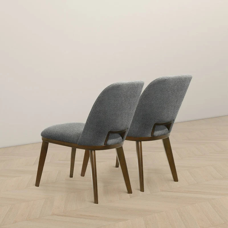 Luxury Modern Solid Wood Dining Chair (Set of 2)