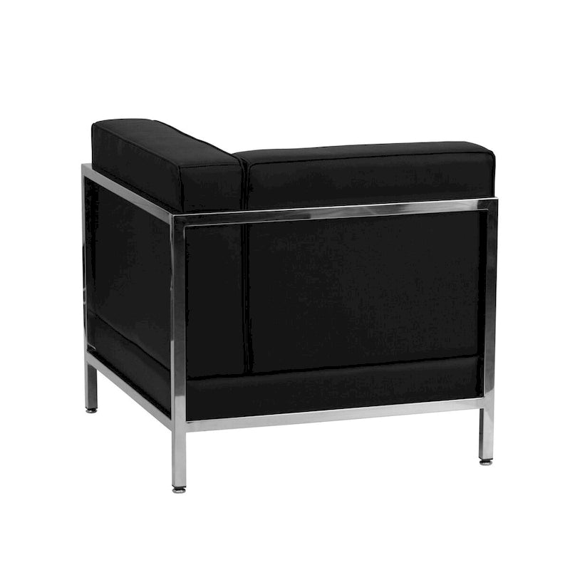 9 Piece Modular Sectional Configuration - Stainless Steel Legs - 140.5W x 28.75 - 140.5D x 27.5H