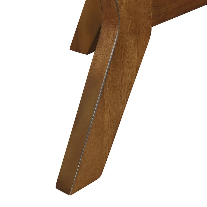 Mid Century Circle Wooden Coffee Table for Living Room Farmhouse