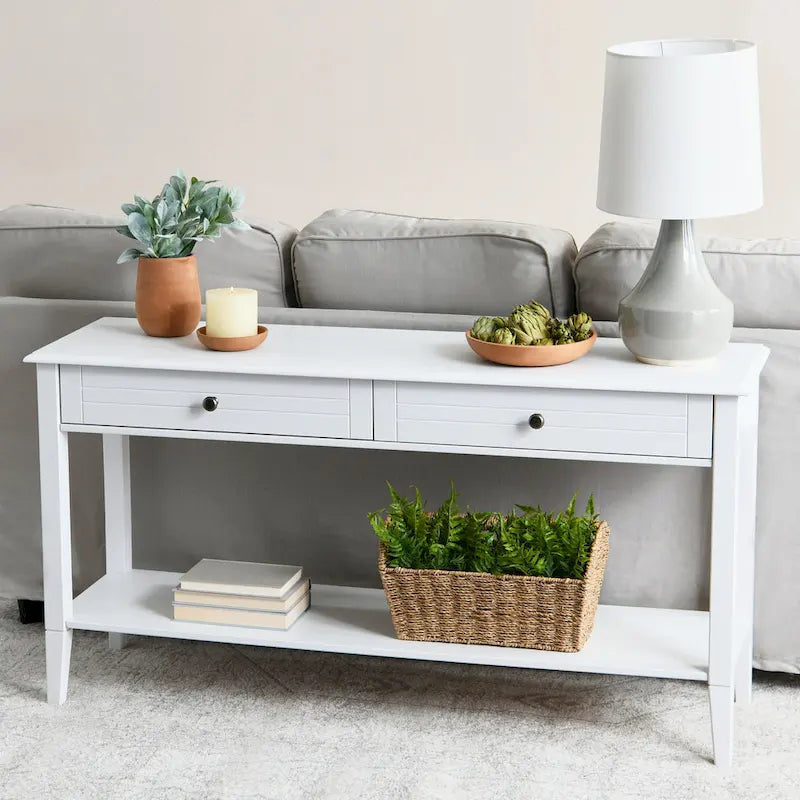 Console Table with 2 Drawers