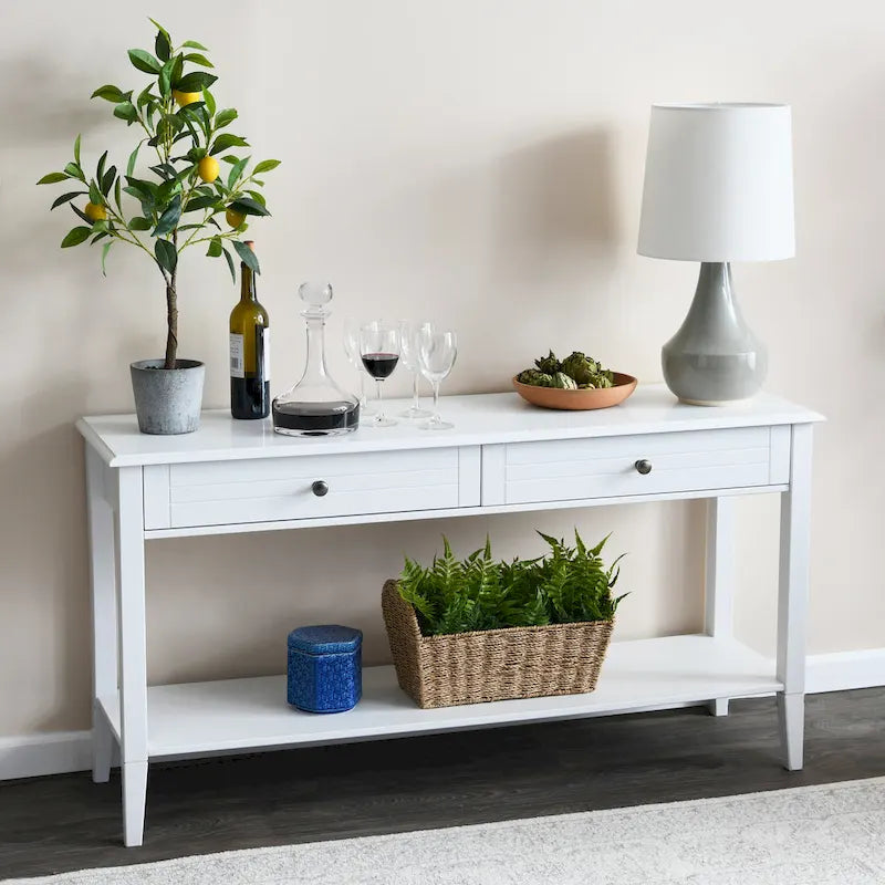 Console Table with 2 Drawers