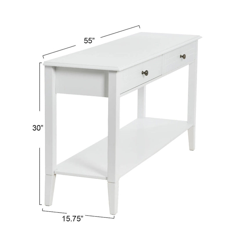 Console Table with 2 Drawers